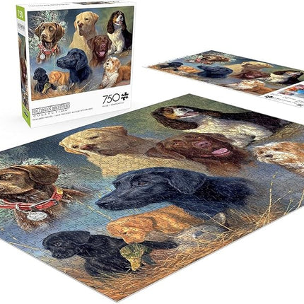 Buffalo Games - Hautman Brothers - Treasured Friends - 750 Piece Jigsaw Puzzle for Adults Challenging Puzzle Perfect for Game Nights - Finished Puzzle Size is 24.00 x 18.00