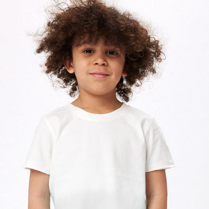 HonestBaby Multipack Short Sleeve T-Shirt Tee 100% Organic Cotton Infant Baby, Toddler, Little Kids Boys, Girls, Unisex, Bright White, 3-6 Months