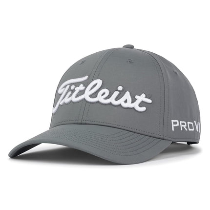 Casquette de golf Titleist Tour Performance standard pour homme, anthracite/blanc