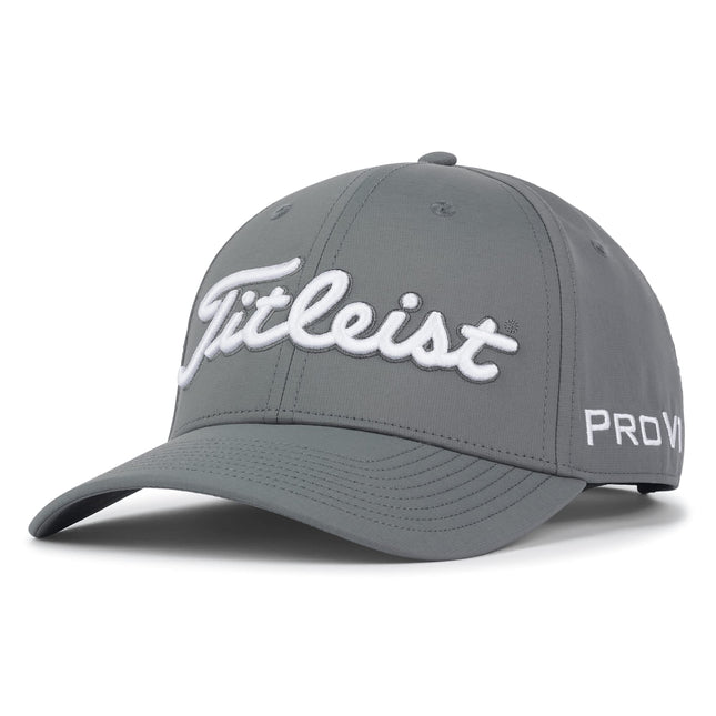 Titleist Men's Standard Tour Performance Golf Hat, Charcoal/White