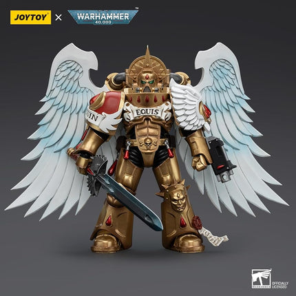 JoyToy Warhammer 40k: The Horus Heresy - Blood Angels Sanguinary Guard with Encarmine Sword 2 1:18 Scale Figure