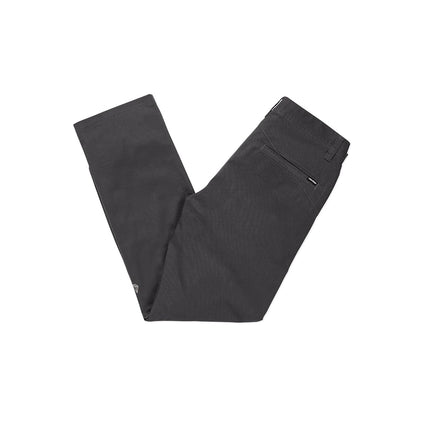 Volcom Men's Frickin Modern Fit Stretch Chino Pant, Charcoal 1, 28W x 30L