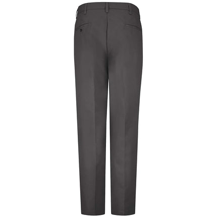 Red Kap Men's Pleated Twill Slacks, Charcoal, 34x30