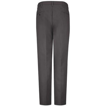 Red Kap Men's Pleated Twill Slacks, Charcoal, 34x30