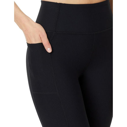 Skechers Women's Go Walk RIB Bike Short, Black/White, S