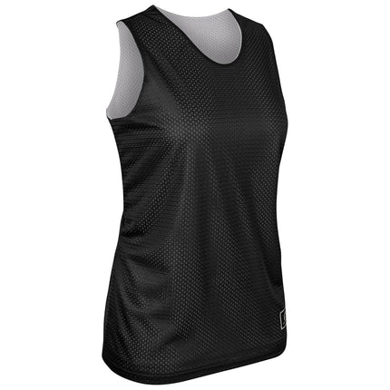 Champro Polyester Reversible Basketball Jersey, Women's X-Large, Black, White