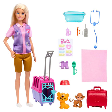 Barbie Careers Doll & Accessories, Animal Rescue & Recovery Playset