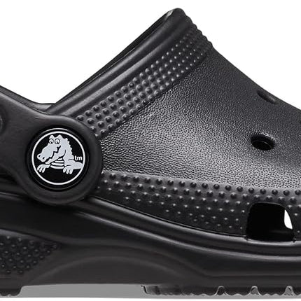 Crocs Kids Classic Clog, Black, J2