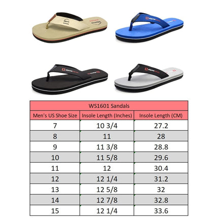alpine swiss Mens Flip Flops Beach Sandals EVA Sole Comfort Thongs Obsidian Black 13 M US