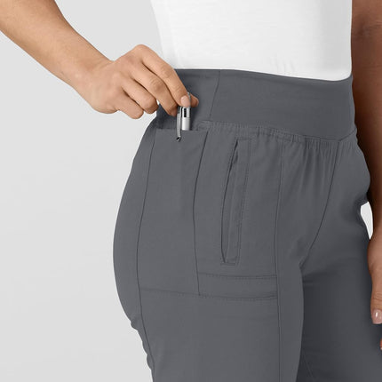 WonderWink W123 Women's 5555 Comfort Waist Jogger Pant, Pewter, XX-Small