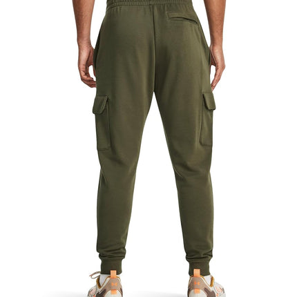 Under Armour Mens Rival Fleece Cargo Jogger Marine Od Green XS