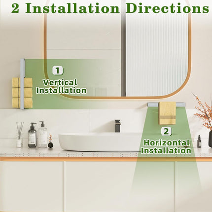 Alise Hand Towel Holder,16 Inch Towel Bar for Bathroom Wall Mounted,Brushed Towel Hanger Towel Racks for Bathroom and Lavatory,SUS304 Stainless Steel Towel Rail