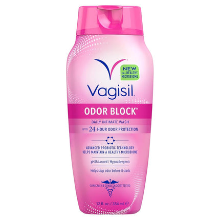 Vagisil Intimate Wash, Odor Block, 12 Ounce