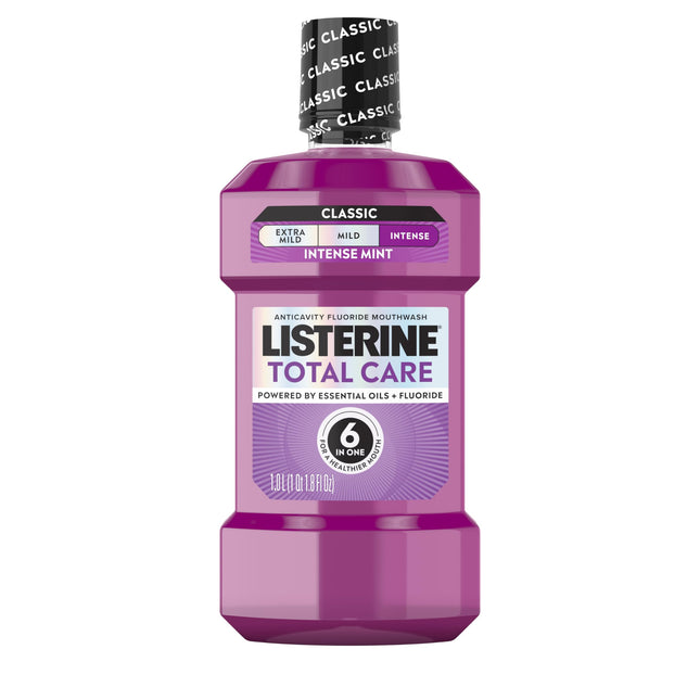 Listerine Total Care Anticavity Mouthwash, 6 Benef