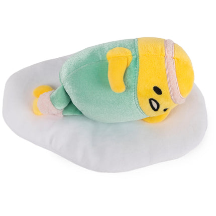 GUND Sanrio Gudetama el huevo perezoso animal de peluche, juguete de peluche Gudetama "Eggercise" para mayores de 8 años, 12,7 cm