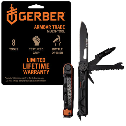 Gerber Gear Armbar Trade 8-in-1 Pocket Knife EDC M