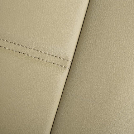 ECOTRIC Driver Bottom Replacement Seat Cover Camel Tan Compatible with 2008-2010 Ford Super Duty F250 F350 F450 F550 Lariat