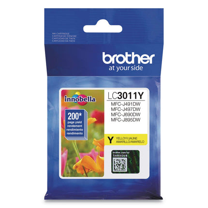 Brother Printer LC3011Y Single Pack Standard Cartr