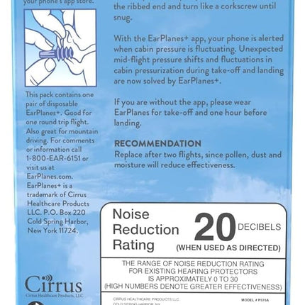 EarPlanes Children's Plus- 5 Pairs