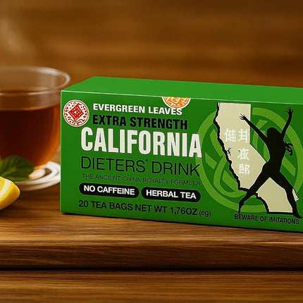 3 CAJAS de TÉ EXTRA FUERTE CALIFORNIA DIETER DRINK (1.76 OZ)