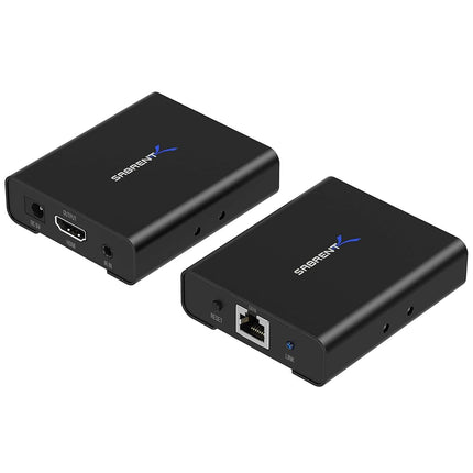 SABRENT HDMI Extender Over CAT6 50 Meters IR Blaster and Receiver and Cables included (DA-HDEX)