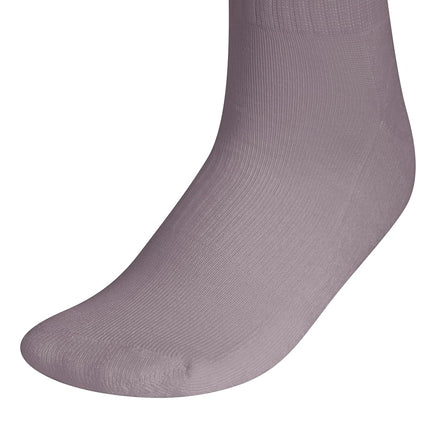 adidas Women's Athletic Cushioned Crew Socks (6-Pair) with arch compression, Preloved Fig Purple/Clear Onix Grey/White, M