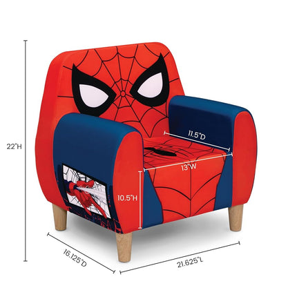 Delta Children - Marvel Spider-Man Kids Foam Chair, Red