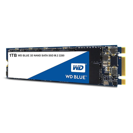 WD Blue 3D NAND Internal SSD M.2 SATA - 1 TB, Blue - High Performance