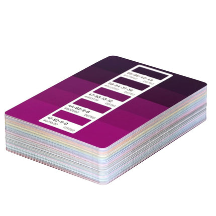 Design Swatch A CMYK Color Reference Guide with 50 cards and 350 design-focused colors