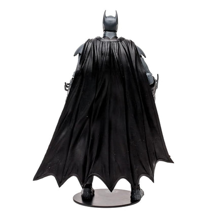 Figurine Batman McFarlane Toys 17,8 cm - Figurines DC Multiverse - Intérieur de la bande dessinée - 22 points d'articulation - Carte d'art à collectionner incluse - Gris, noir, jaune