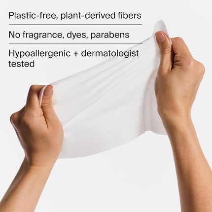 Coterie Clean Gentle Baby Essentials Soft Wipes for Sensitive Skin, Cotton, Vegetable Fibres and Plastic-Free, Hypoallergenic, Pack of 12