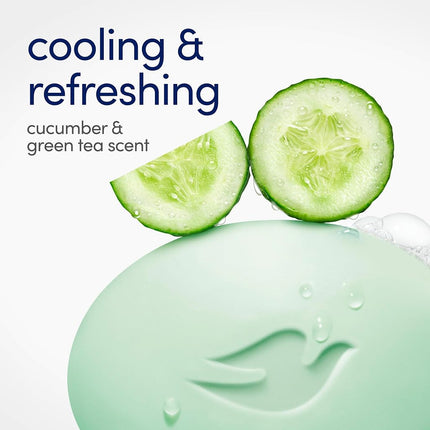 Dove go fresh Beauty Bar, Cucumber and Green Tea 4 Ounce, 6 Bar