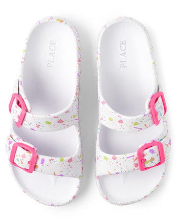 The Children's Place Girl's Double Buckle Slip on 