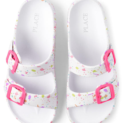 The Children's Place girl's Double Buckle Slip on 