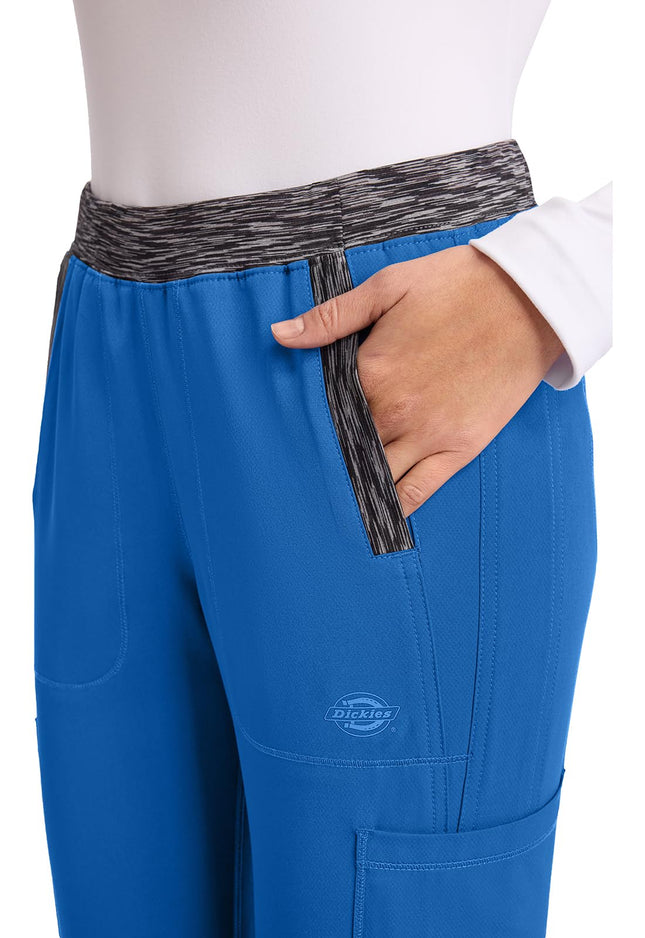 Dickies Dynamix DK185 Women's Natural Rise, Tapered Leg Jogger Pant, Royal, Medium