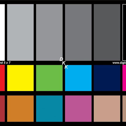 DGK Color Tools DKK 5" x 7" Set of 2 White Balance