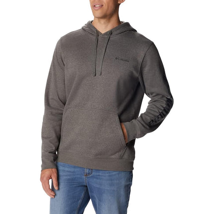 Columbia Men's Trek Hoodie, Charcoal Heather/CSC Sleeve Logo, 3X