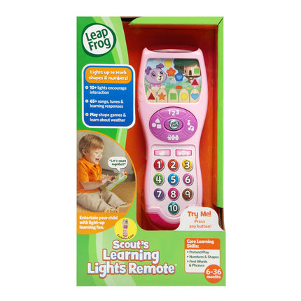 LeapFrog Violet's Learning Lights Remote - Control remoto de aprendizaje de Violet, exclusivo en línea, rosa