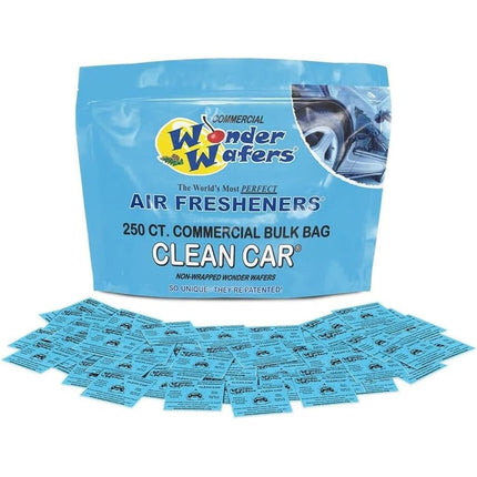 Wonder Wafers 250 Count Clean Car Unwrapped Automo