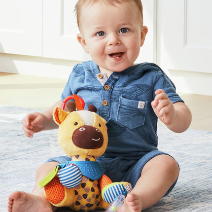 Skip Hop -Bandana Buddies Giraffe Toys for Babies and Early Childhood, Multicolor (S9K160810)