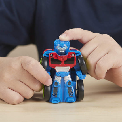 TRANSFORMERS Playskool Heroes Rescue Bots Academy Mini Bot Racers Pack de 5 jouets convertibles de 5 cm, véhicules à collectionner (Exclusivité Amazon)