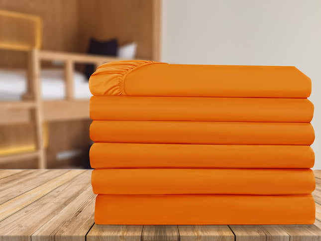 Elegant Comfort 6-Pack Fitted Bottom Sheets 1500 T