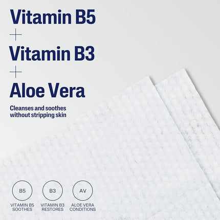 Cetaphil Face And Body Wipes, Gentle Skin Cleansing Cloths, For Dry, Sensitive Skin, Flip Top Closure, Great For The Gym, Hypoallergenic, Fragrance Free, 10 Count (Pack Of 12)
