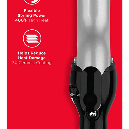 Revlon Long Lasting Loose Curls Curling Iron, 1-1/4"