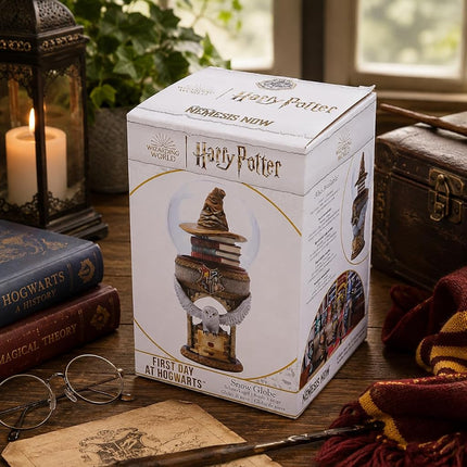 Nemesis Now Officially Licensed Harry Potter First Day at Hogwarts Snow Globe, 19.5cm