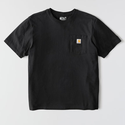 Carhartt Men's Loose Fit Heavyweight Short-sleeve Pocket T-shirt (Big & Tall), Black, 4XL Tall