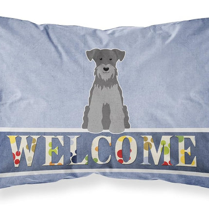 Caroline's Treasures Miniature Schanuzer Black Silver Pillowcase, Multicolor, Standard