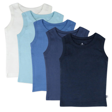 HonestBaby Unisex-Baby Sleeveless Muscle T-Shirts 