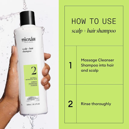 Nioxin System 2 Cleanser, 300 Ml