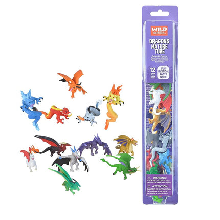 Wild Republic Dragon Figurines Tube, Dragon Toys, 